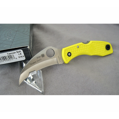 Складной нож Spyderco Tasman Salt™ 106PYL фото 5 Складной нож Spyderco Tasman Salt™ 106PYL фото 5