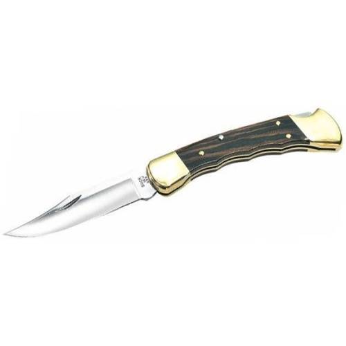 5891 Buck Folding Hunter с выемками 0110BRSFG