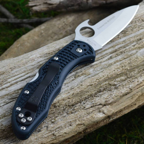 Складной нож Spyderco Delica 4 Emerson Wave Opener® 11PGYW фото 17