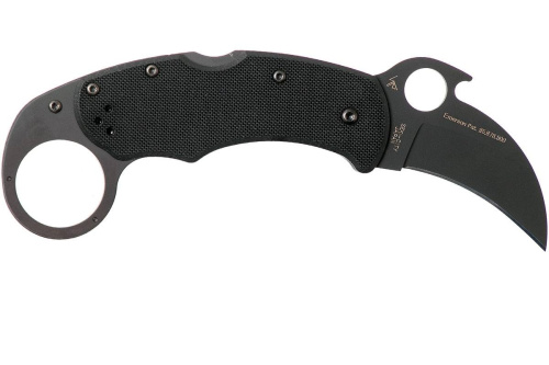 96 Spyderco Складной нож керамбит Karahawk All Black - Spyderco 170GBBKP фото 12 96 Spyderco Складной нож керамбит Karahawk All Black - Spyderco 170GBBKP фото 12