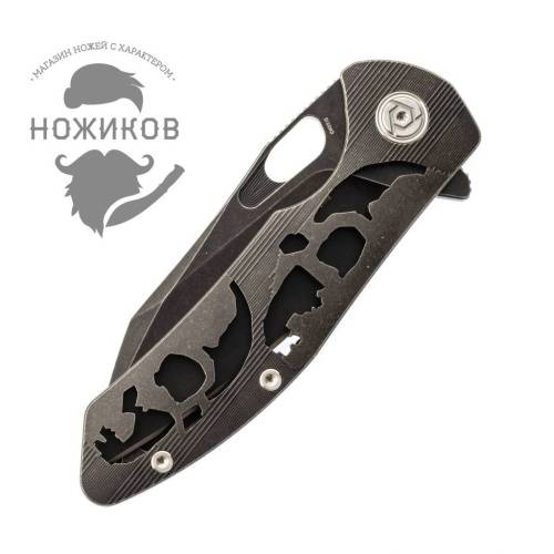 5891 ch outdoor knife CH3515 Black фото 7