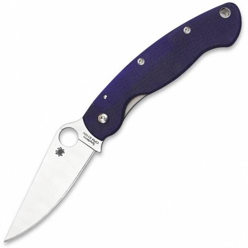 5891 Spyderco Military Blue C36GPDBL