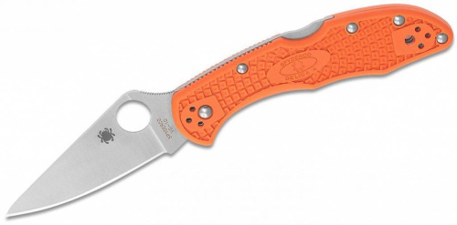 Складной нож Spyderco Delica 4 Flat Ground - 11FPOR фото 5 Складной нож Spyderco Delica 4 Flat Ground - 11FPOR фото 5