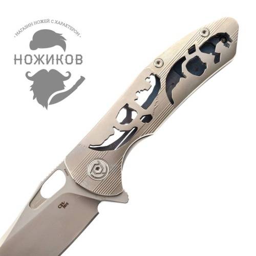 5891 ch outdoor knife CH3515 Silver фото 6