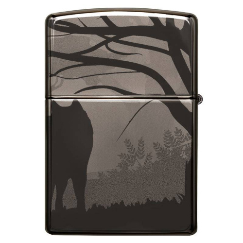 499 ZIPPO Зажигалка ZIPPO Classic с покрытием Black Ice фото 6