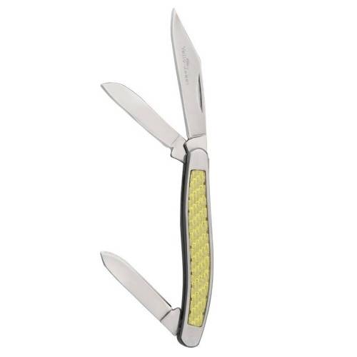 3810 Camillus Yello-Jaket 3 Blade Whittler фото 2