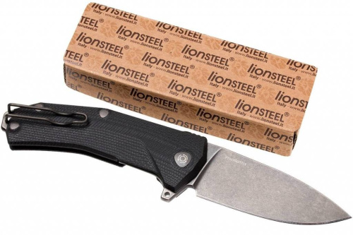 Складной нож Lion Steel KUR BBK G10 Black Flipper фото 9 Складной нож Lion Steel KUR BBK G10 Black Flipper фото 9