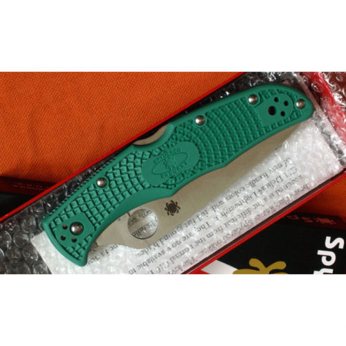 5891 Spyderco Endura 4 Flat Ground - 10FPGR фото 14