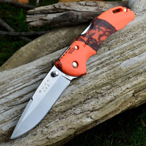 Складной нож Buck Bantam BHW Mossy Oak Blaze Camo 0286CMS9 фото 6