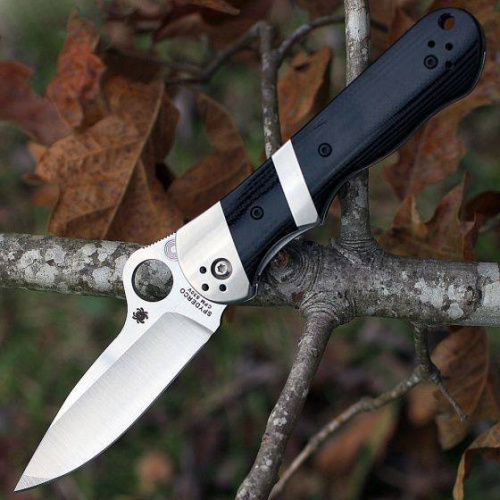 Складной нож Spyderco Lil' Sub-Hilt™ by Butch Vallotton - 224GP фото 7
