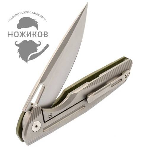 5891 Rike knife RK802G Green фото 6