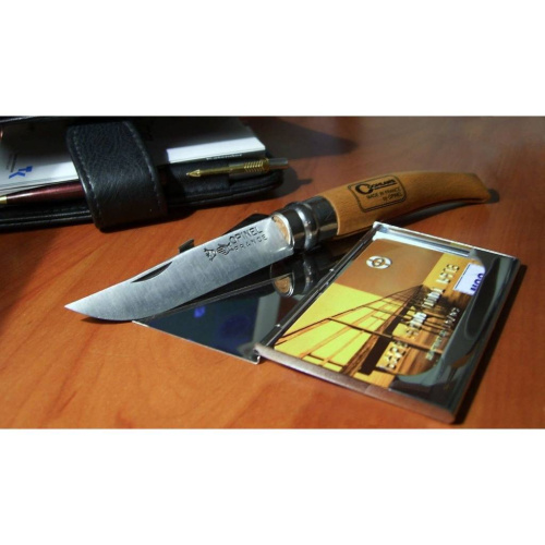 504 Opinel №8 VRI Folding Slim Beechwood фото 6 504 Opinel №8 VRI Folding Slim Beechwood фото 6