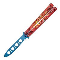  тренировочный нож-бабочка (балисонг) Пламя