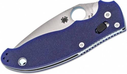 5891 Spyderco Manix 2 Blue 101GPDBL2 фото 7