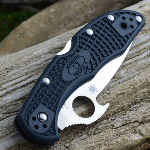 Складной нож Spyderco Delica 4 Emerson Wave Opener® 11PGYW фото 10