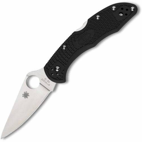 5891 Spyderco Delica 4 Flat Ground - 11FPBK фото 2