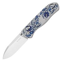 Складной нож Kizer Russian Drop Bear Gzhel